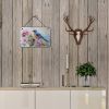 NEW Bluebird Wall or Door Hanging Prints Aluminum Metal Sign Kitchen Wall Bar Bathroom Plaque Home Decor, 8HX12W, Multicolor