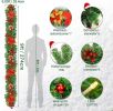 Christmas Garland,Christmas Garland with Lights,Xmas Decor