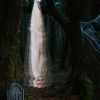 3ft Halloween Animated Hanging Cocoon Corpse Decoration, Dead Body Prop with Motion & Horror Scream, Haunted House Indoor and Outdoor Decorations