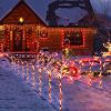 Christmas Decorations Outdoor, 10 Pcs Candy Cane Lights, 21'' Solar Pathway Lights with 8 Lighting Modes