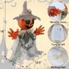 Halloween Decorations Ã¢â‚¬â€œ 16Ã¢â‚¬Â³ Walking Pumpkin Ghost with Sound & Touch Sensor