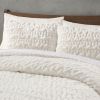 Ruched Fur Down Alternative Comforter Set