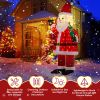 6FT Lighted Santa Christmas Yard Decorations