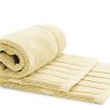 Luxury Bath Mat Floor Towel Set Absorbent Cotton Hotel Spa Shower Bathtub Mats [Not a Bathroom Rug] 22x34 inch | 2 Pack | Beige