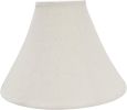 Transitional Bell Shape Spider Construction Lamp Shade in Cream & Set of 2, 16" wide (6" x 16" x 12"), Collapsible