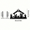 CIFbuy Waterproof Metal Nativity Projector Light Outdoor Wall Christmas Decoration Gift(TikTok, temu pick-up service)
