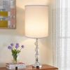 Tall Lamp Shade, White Drum Lampshade for Table Lamps Floor Lamp