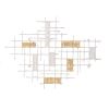 31.7x1.6x23.6" Wall Decor