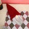 3pcs Festive Gnome Wine Bottle Covers - Red, Green, Gray with White Beards - Ideal for Christmas & Holiday Decor, Polyester, Indoor/Outdoor Use