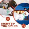 9.8 FT Lighted Christmas Inflatable Decoration, Large Inflatable Lying Snowman