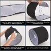Small Lamp Shade, Black Drum Lampshade 8.7''Top X 8.7'' Bottom X 7.9'' High