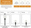 Small Lampshades Set of 2, White Linen Drum Lampshades, 8.66" Top x 8.66" Bottom x 7.87" High Lamp Shade