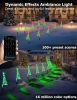 10 Pack Christmas Pathway Lights Outdoor with RGBW DIY Modes, APP Control Spiral Lighted Christmas Tree Path Lights with Scene Modes Schedule Music