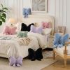 Bow Pillow Decorative Pillows Aesthetic Home Decor Soft Seat Cushions Cute Throw Pillow for Couch Bow Room Decor Leopard Print 16 * 13inch