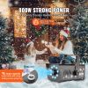 Snow Machine, 800W Snow Making Machine with 8 LED RGB Lights and Remote Control, High Output Snowflake Maker Stage Snow Effect for Christmas