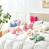 Black Bow Pillow,12'' Bow Decorative Pillows with Faux Rabbit Fur,Soft Bow Throw Pillows Aesthetic Bow Shaped Pillow for Bed Sofa Couch Home Decor