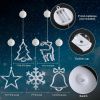 5Pack Christmas Window Lights Decorations with Timer