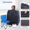 Portable Sauna, Personal Sauna for Home with 2L Steam Generator, Personal Sauna Tent, Portable Steam Sauna Box with Remote Control