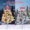 Lifelike Tabletop Artificial Christmas Tree - 50 Warm LED Lights with 8 Lighting Modes, Auto Timer, IP44 Waterproof & Battery Operated