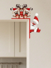 CIFbuy Waterproof Reindeer Christmas Door Decor Outdoor Indoor Holiday Home Decoration(TikTok, temu pick-up service)