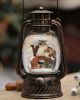 Snow Globe Christmas Decorations  Musical Christmas Snow Globes with 6H Timer, Owls Family Scene Snow Globes Lantern USB or Battery Powered