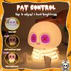 Ammonite Skeleton Night Light, Silicone Skull Lamp, 8 Colors & 2-Level Adjustable Warm Light, Touch Control LED Bedside Lamp for Home, Gaming Room