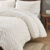 Ruched Fur Down Alternative Comforter Set