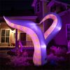 6.5ft Giant Inflatable Tentacles Halloween Decor - Built-in LED Lights, Car Window/Yard Use, Rain/Snow Resistant
