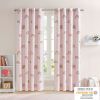 Rainbow with Metallic Printed Total Blackout Curtain Panel(Only 1 Pc Panel)