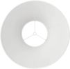 Bright Antique White Linen Large Lamp Shade 6.5" Top x 15" Bottom x 10.75" High x 11.75" Slant (Spider) Replacement