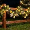 Christmas Lights 50 Count Clear Mini Lights Green Wire UL Certified Connectable