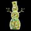 4FT Lighted Iridescent Snowman Christmas Decorations