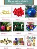Mini Christmas Tree Small Christmas Tree with LED Lights Ornaments Tabletop Artificial Christmas Decorations Indoor Christmas Decor 24"/60cm