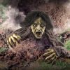 Crawling Zombie Halloween Decoration - Zombies Coming Out of Ground Prop - Creepy Outdoor Zombie Yard Decorations for Haunted Houses, Graveyards