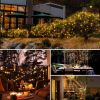 4 Pack Solar String Lights Outdoor - Total 132FT 320LED Solar Fairy Lights Outside Waterproof 8 Modes