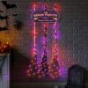 Halloween Decorations Broom Parking Sign with 3 Witch Brooms Ã¢â‚¬â€œ Themed Wooden Sign Porch Decor for Indoor Outdoor Door Home Wall Halloween Party