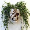 Wall Planter for Indoor Outdoor Plants, Hanging Skull Vase Unique Face Flower Pot Head Planters