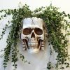Wall Planter for Indoor Outdoor Plants, Hanging Skull Vase Unique Face Flower Pot Head Planters