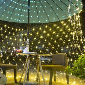 LED Christmas Net Lights Battery Operated 2x3M 192LED Waterproof Mesh Light 8 Modes Christmas Lights for Indoor Outdoor Xmas Party Yard Garden Decor ( (quantity: 1pcs)