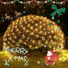 LED Christmas Net Lights Battery Operated 2x3M 192LED Waterproof Mesh Light 8 Modes Christmas Lights for Indoor Outdoor Xmas Party Yard Garden Decor (