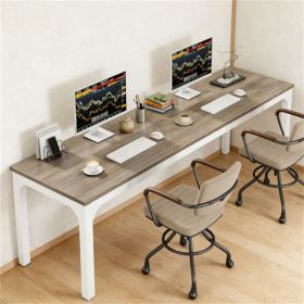 Long computer desk, rectangular office desk, administrative desk, conference desk (Color: Universal)