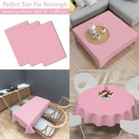 3 Pack St Patricks Day Decorations,St Patricks Day Table Cloths for Rectangle Tables,54" x 108" Disposable Plastic Tablecloths for St. Patrick's Day (Color: Pink)