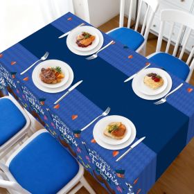 3 Pack St Patricks Day Decorations,St Patricks Day Table Cloths for Rectangle Tables,54" x 108" Disposable Plastic Tablecloths for St. Patrick's Day (Color: Blue Fathers Day)