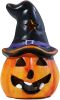 Halloween Pumpkin Decorations Figurines Indoorceramic Pumpkin Decorations for Home Display, Party Decor Items