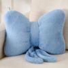 Bowknot Throw Pillows Bow Decorative Pillow Aesthetic Home Decor Knot Plush Pillows Soft Seat Cushions Cute Throw Pillow for Couch Bow Room Decor
