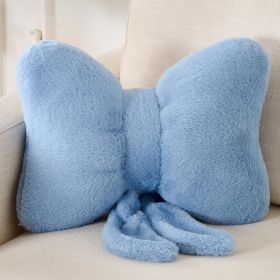 Bowknot Throw Pillows Bow Decorative Pillow Aesthetic Home Decor Knot Plush Pillows Soft Seat Cushions Cute Throw Pillow for Couch Bow Room Decor (Fill Material: Polyester)