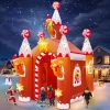 7 FT Christmas Inflatable Gingerbread House Archway Decoration