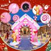7 FT Christmas Inflatable Gingerbread House Archway Decoration
