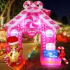 7 FT Christmas Inflatable Gingerbread House Archway Decoration