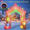 7 FT Christmas Inflatable Gingerbread House Archway Decoration